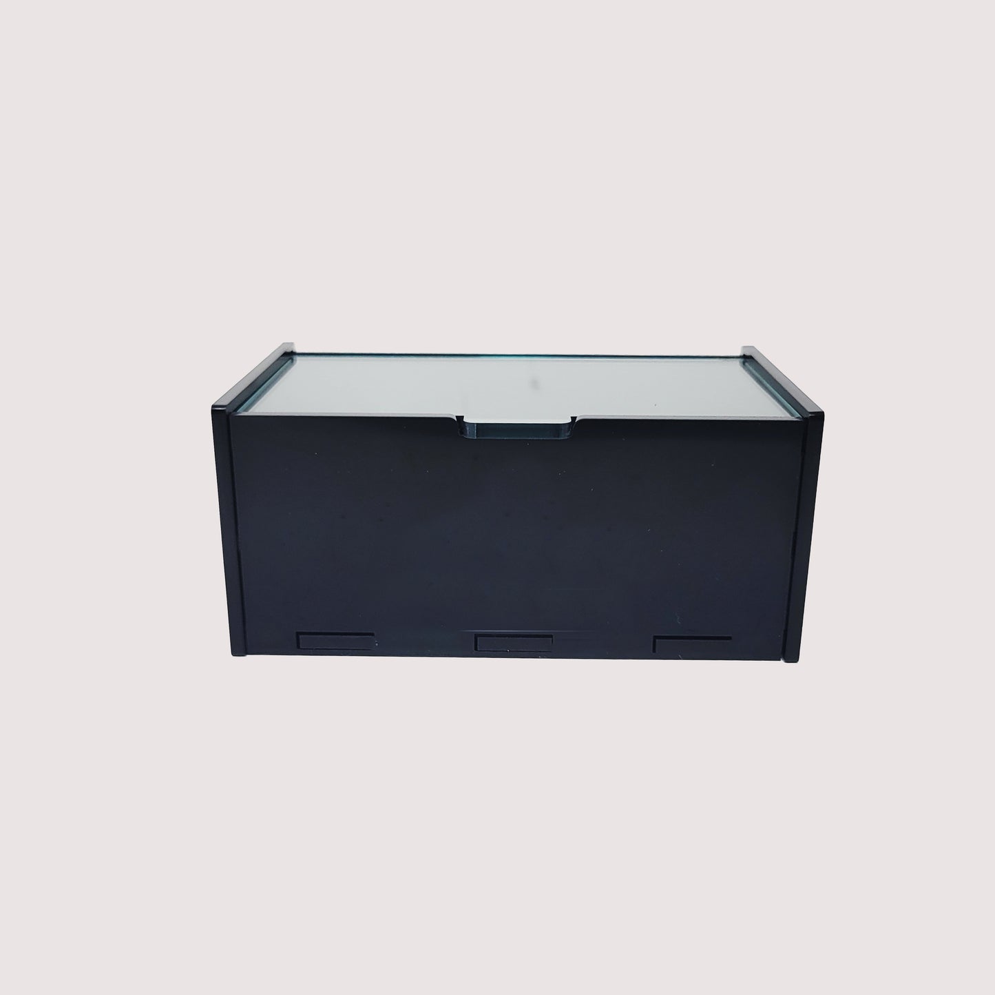 Paperclip Desk Organizer Box Black