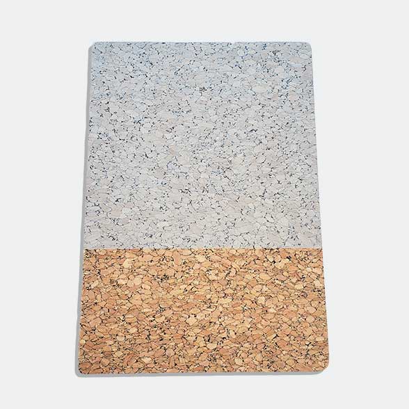 Eco-Friendly Cork Notebook with Gray Accent.