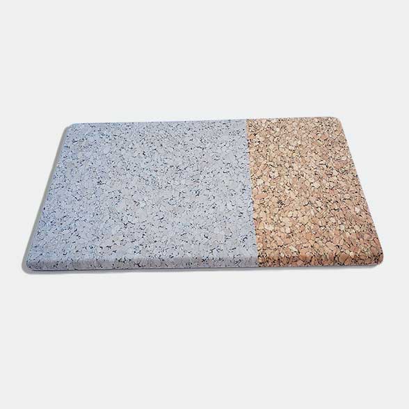 Eco-Friendly Cork Notebook with Gray Accent.