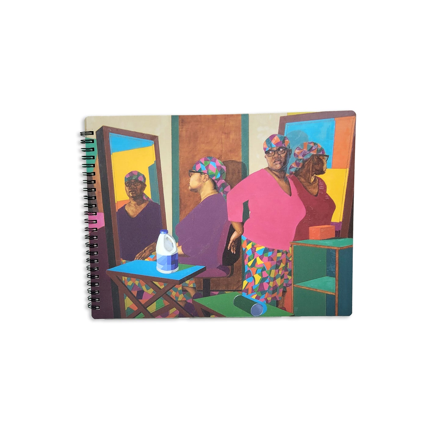 Reflecting Two Artists Without Color Medium - Large Sketchbook
