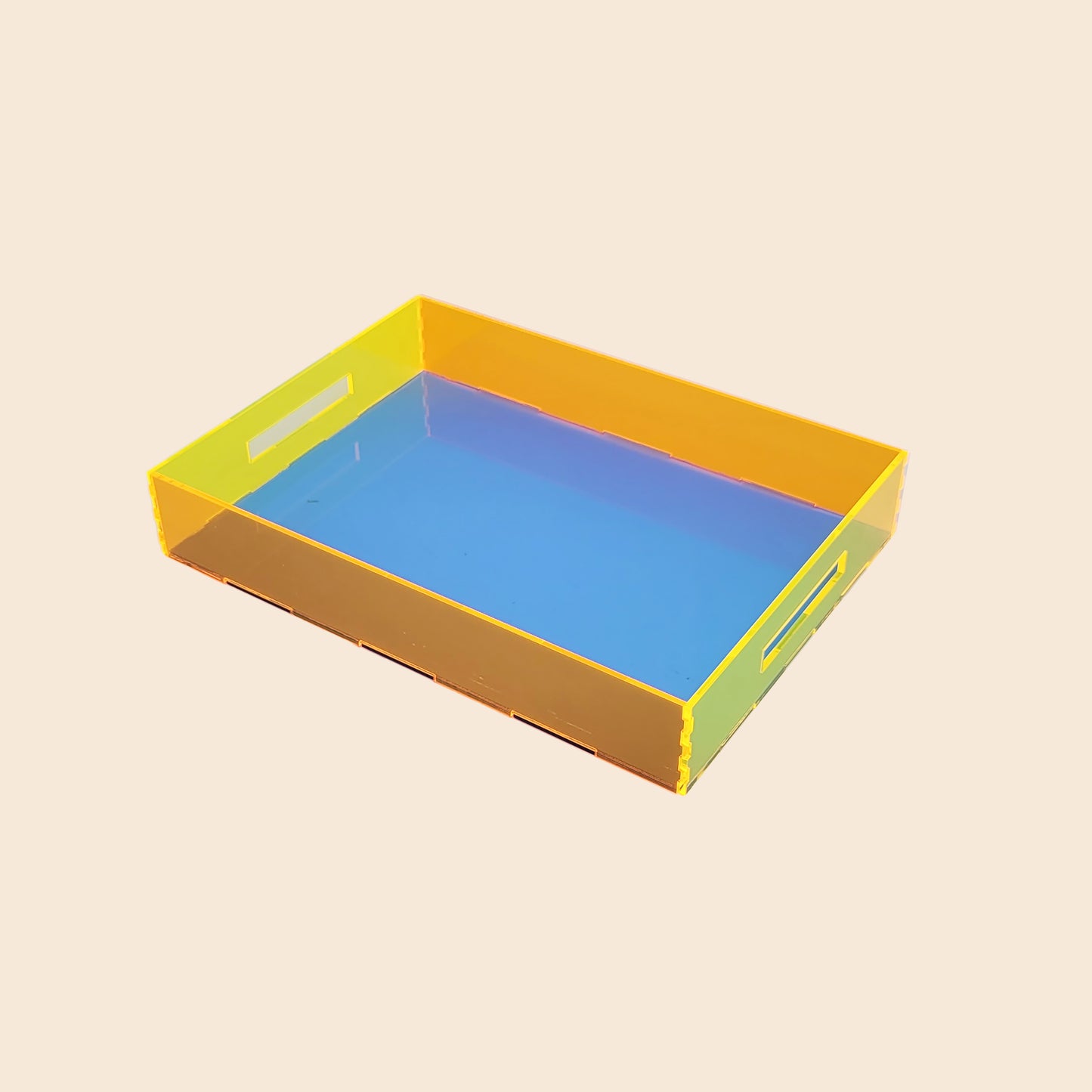 Tray Desk Organizer Neon Orange / Neon Blue / Neon Yellow