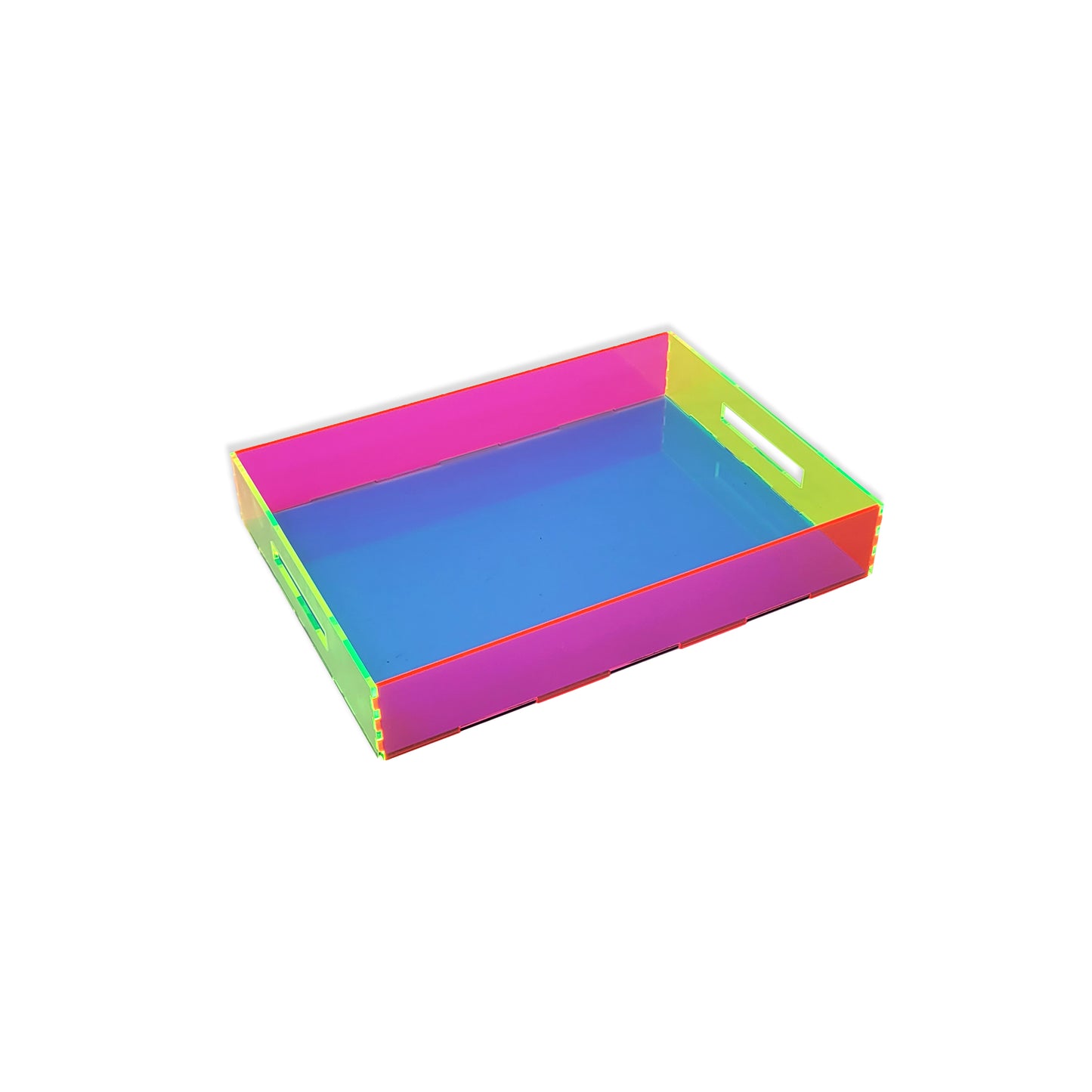 Tray Desk Organizer Neon Pink / Neon Green / Neon Blue