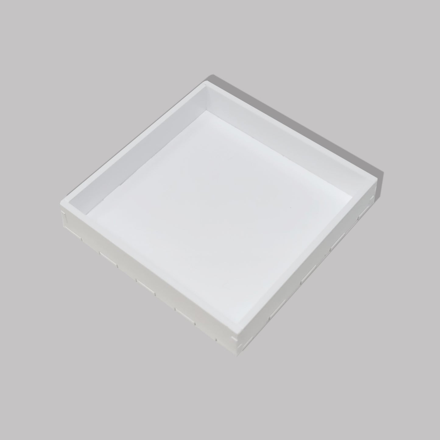 White Square Acrylic Tray