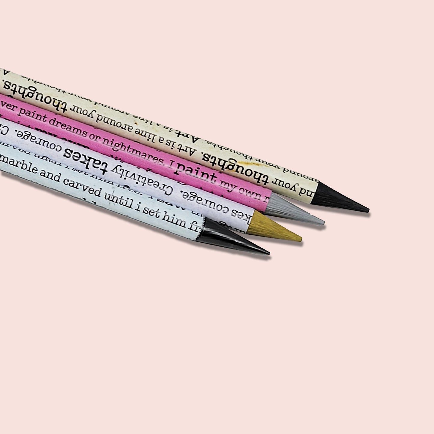 4 Woodless Graphite's set with Illustration