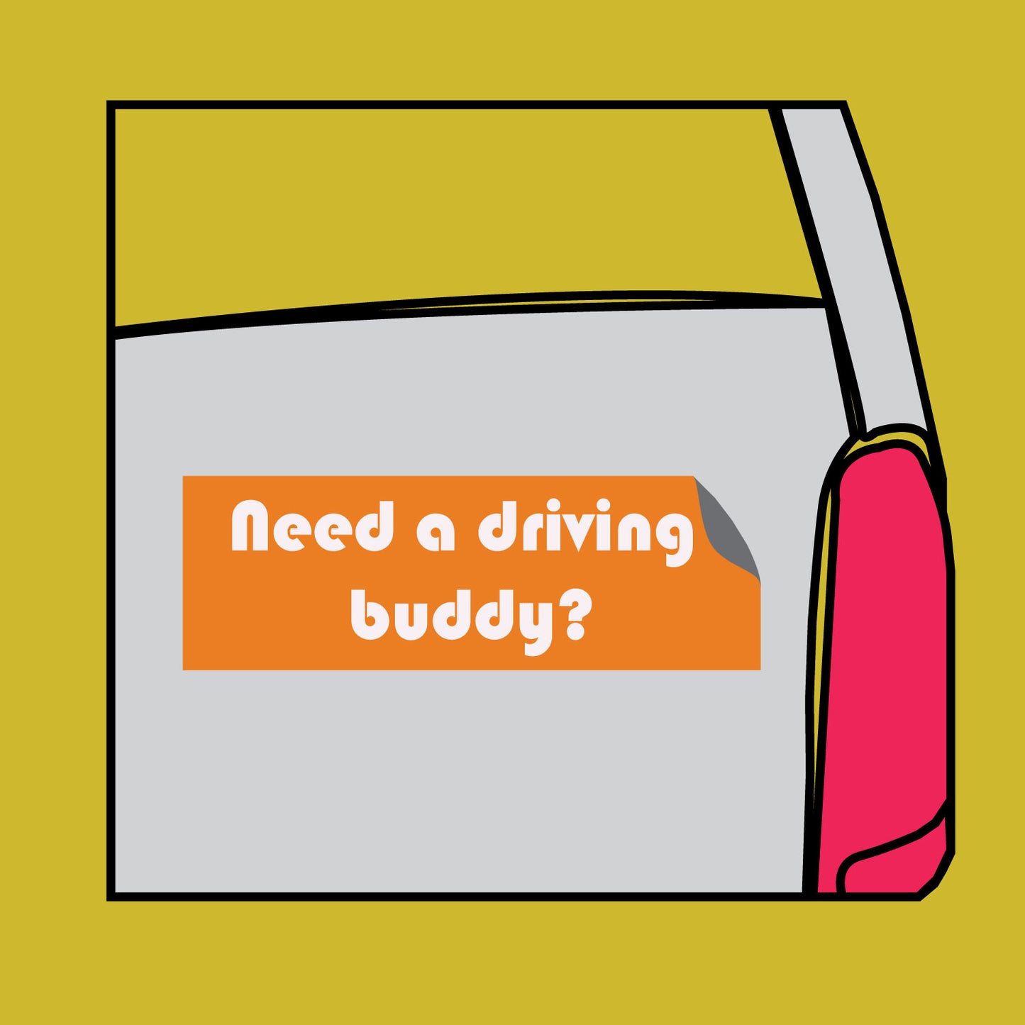 Magnetic Bumper Sticker