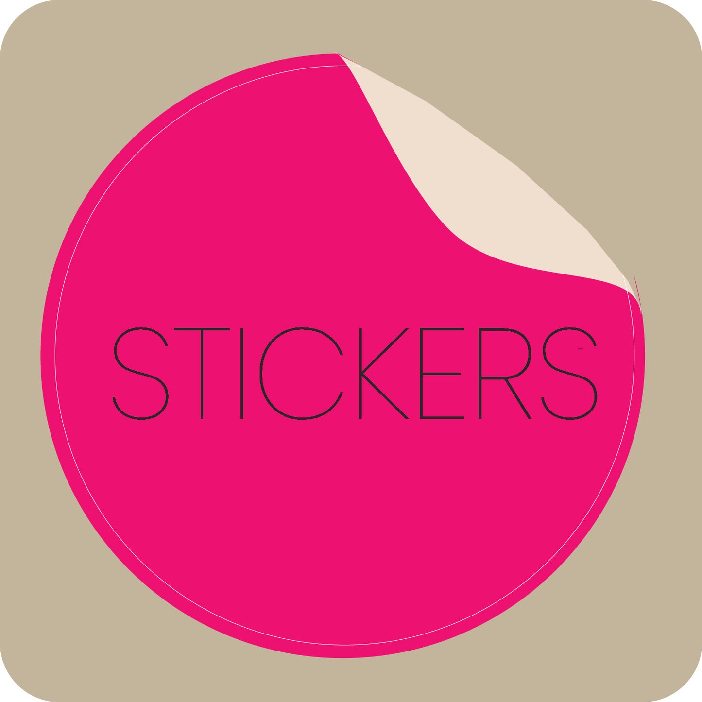 Circle stickers