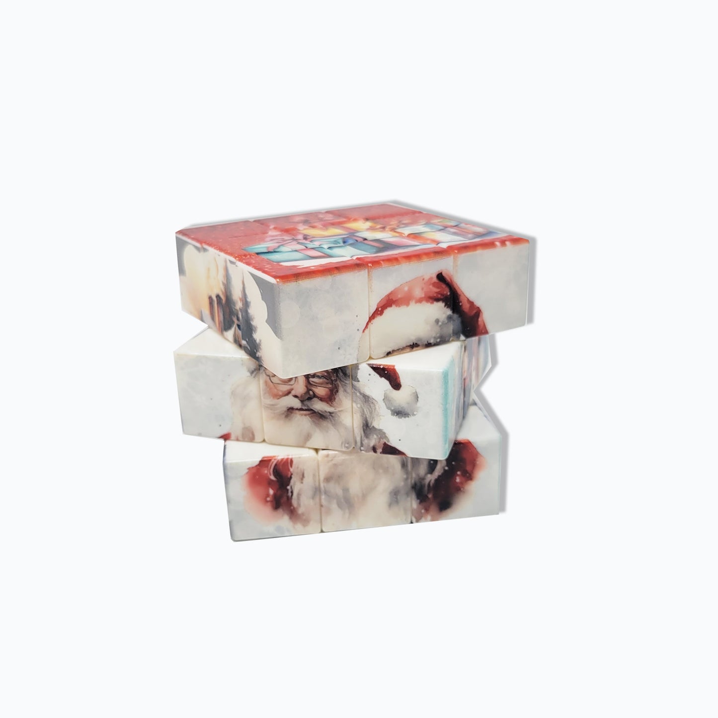 Christmas Art Puzzle Cube