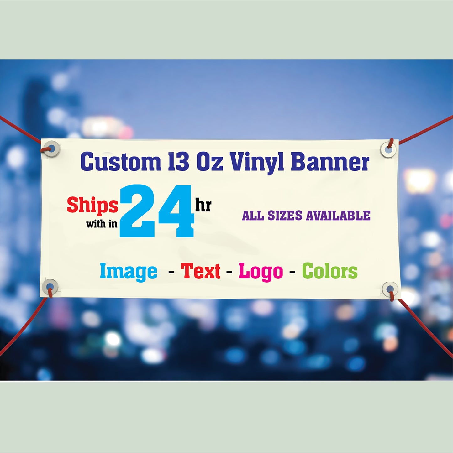 13 Oz Vinyl Banners – Perfect for Every Occasion!