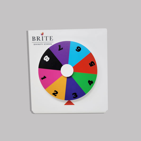 Countertop Prize Spinning Wheel.