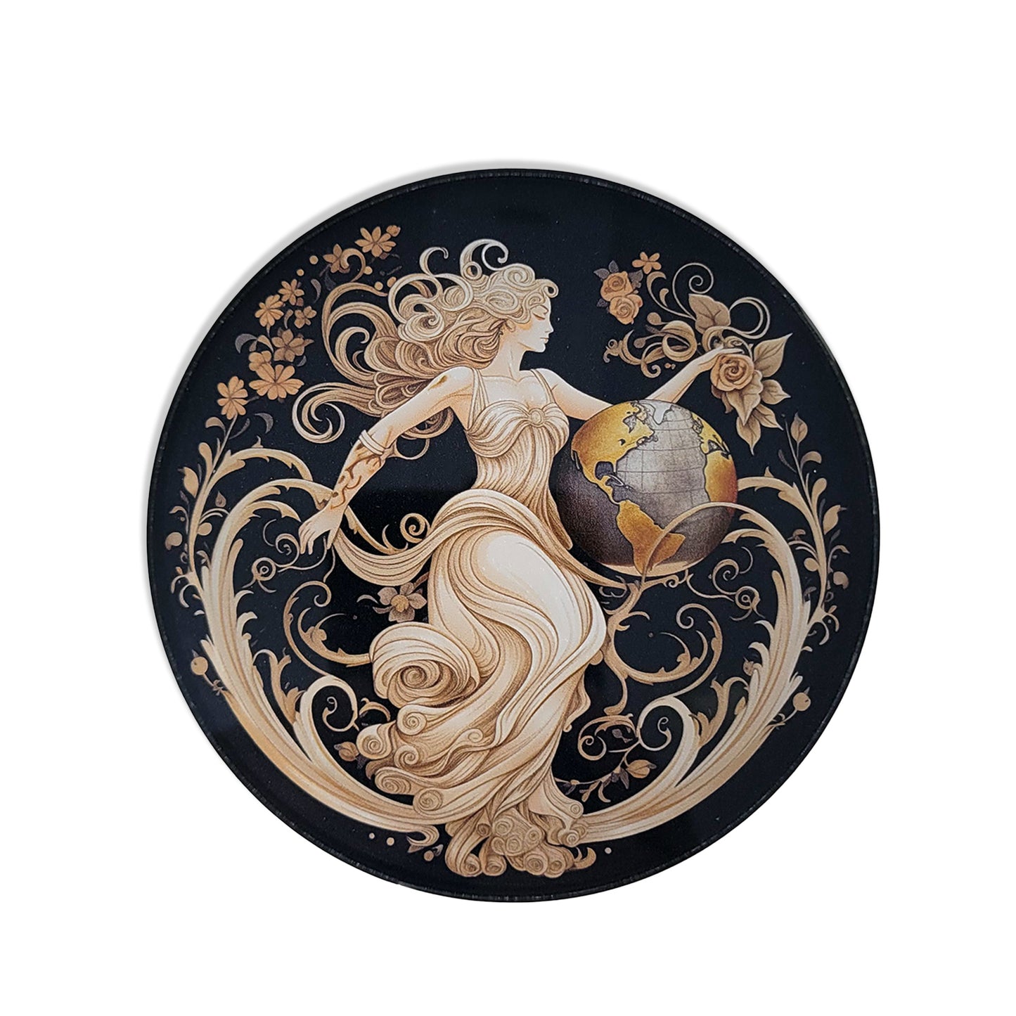 Acrylic Coaster "Celestial Seraphine" Set of 4