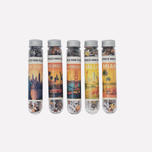 150 Piece Mini Puzzle – Art Deco U.S. Cities Collection