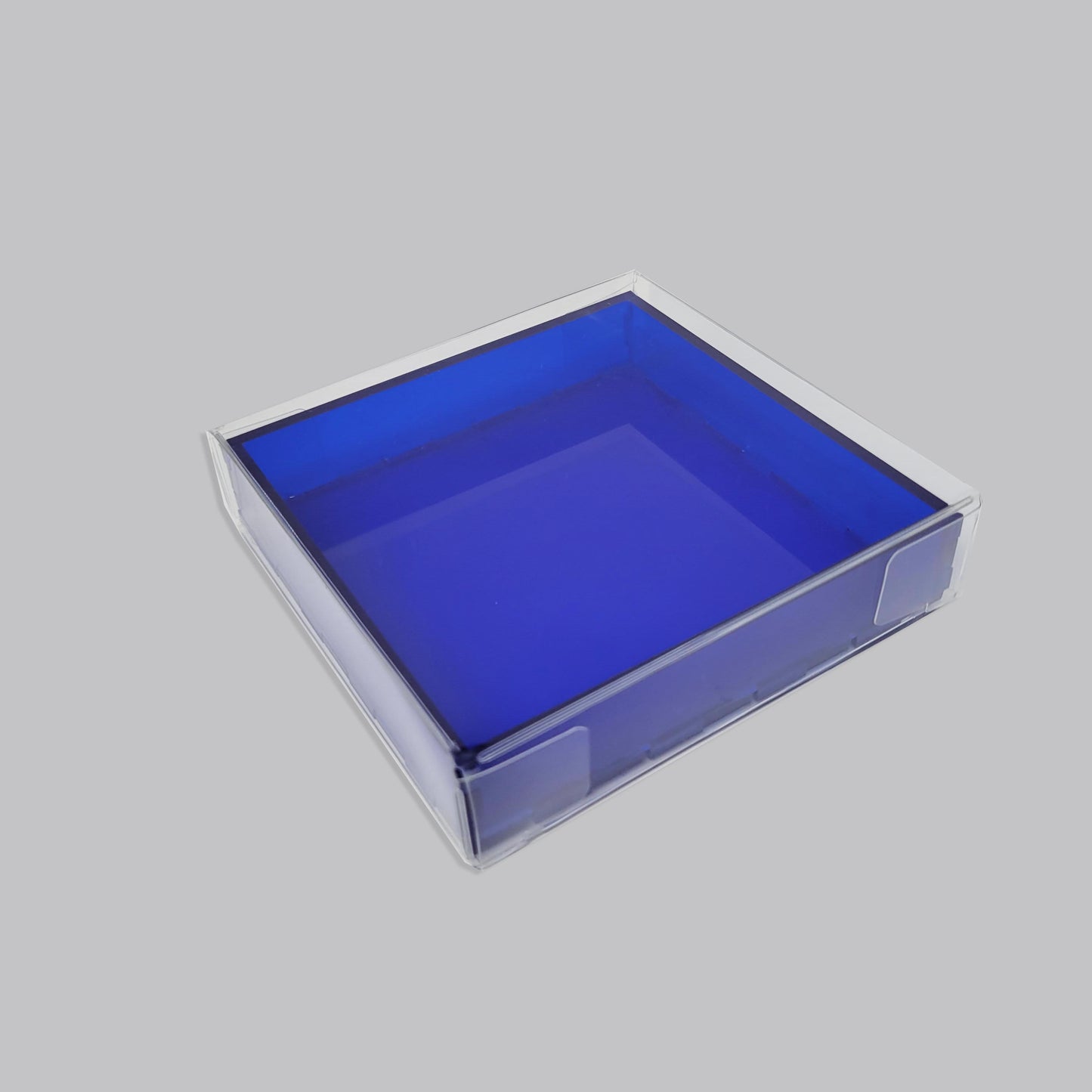 Square Cobalt Blue Acrylic Tray