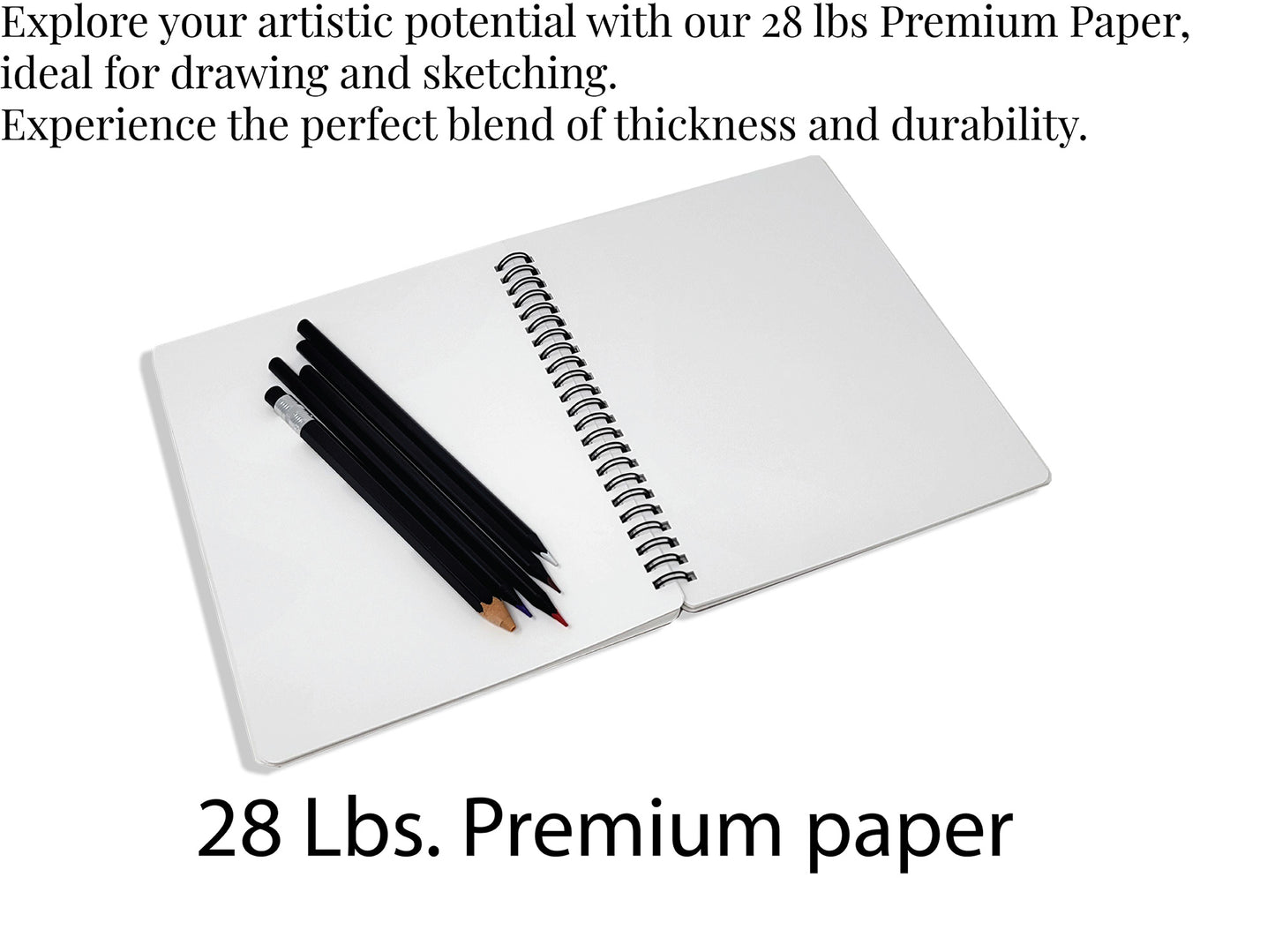 Custom Full Color Spiral Artist Pad