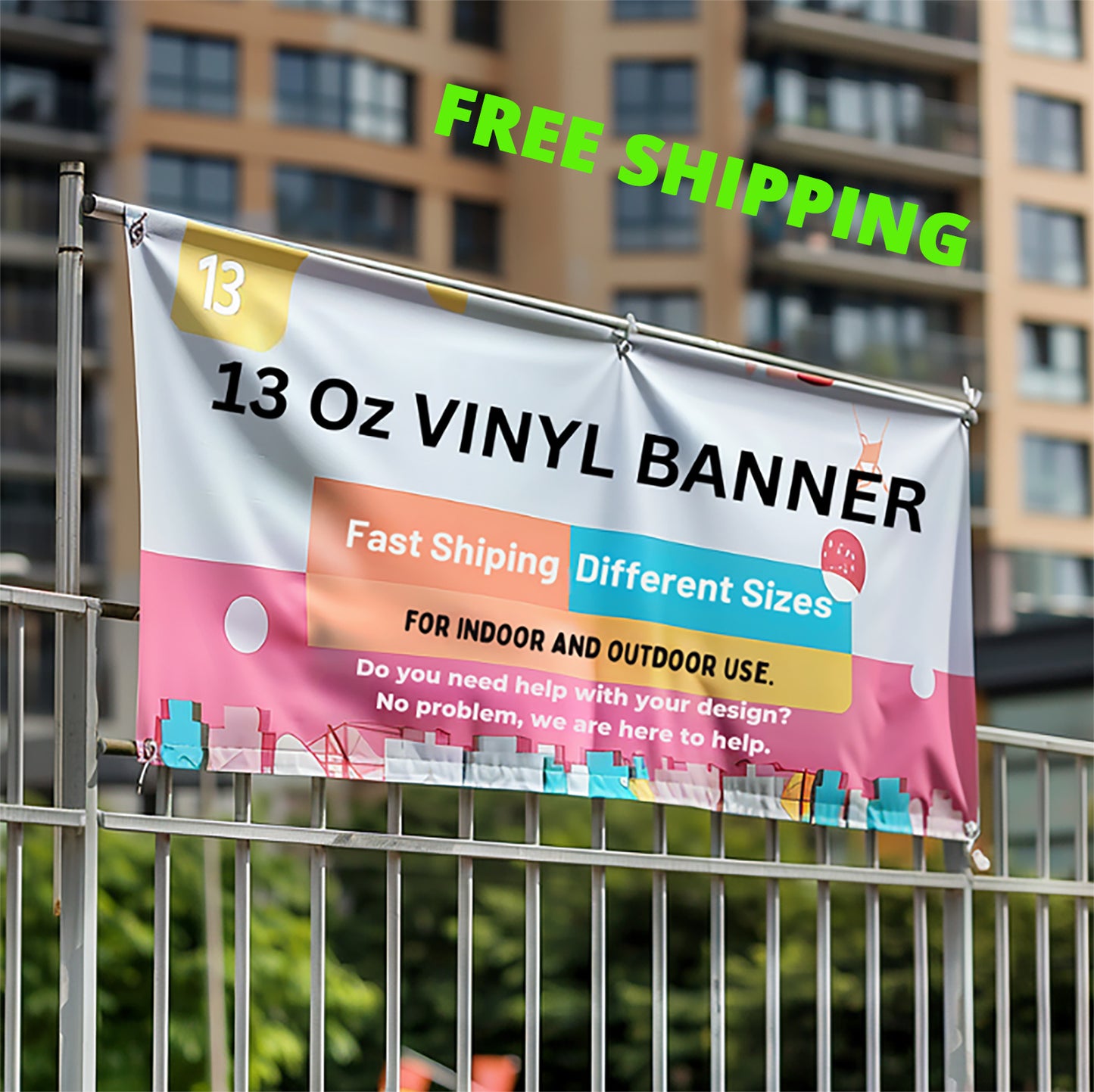 13 Oz Vinyl Banners – Perfect for Every Occasion!