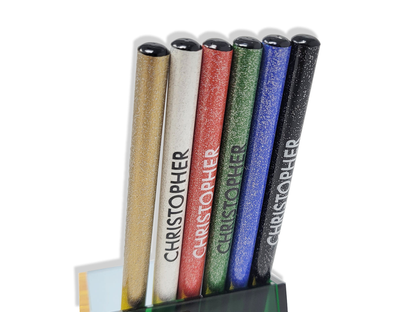 Glitzwood Sparkle Pencils Set of 6