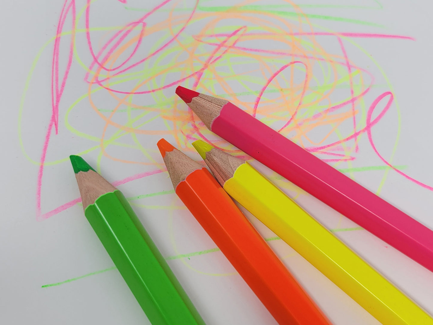 Neon Pencil Set of 4