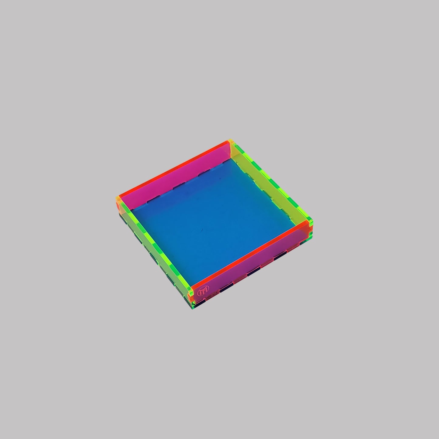 Square Neon Pink  / Neon Green / Blue Acrylic Tray