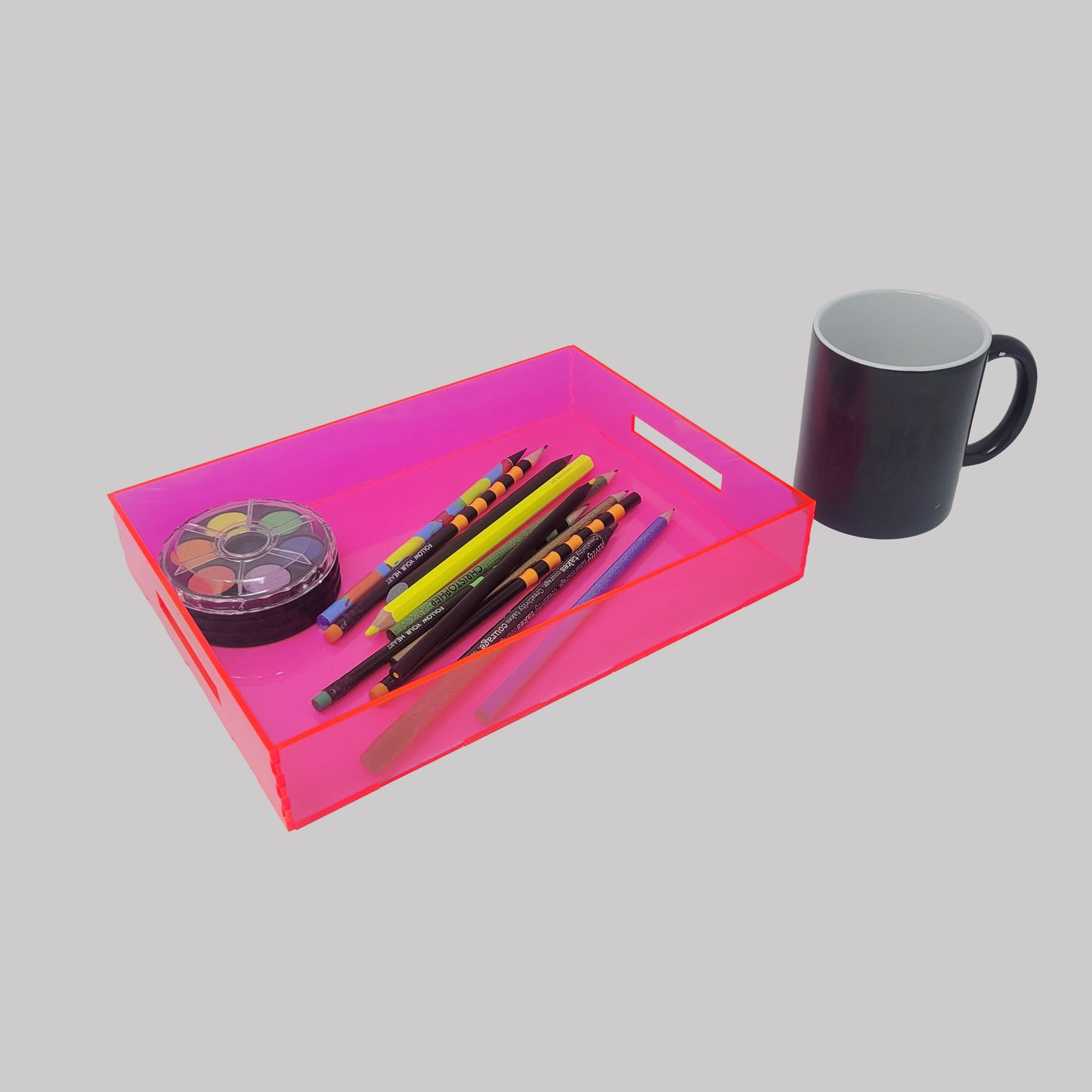 Pink Desk Setup Box