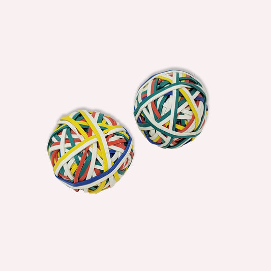 ChromaSphere: Multicolored Rubber Band Ball Collection