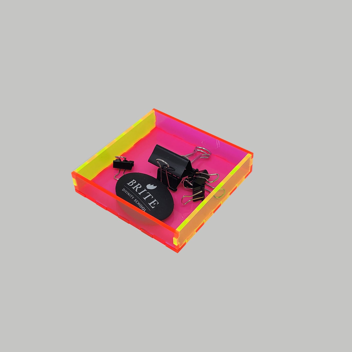Desk Set up Neon Pink and Neon Green (Set of 3 Pieces )