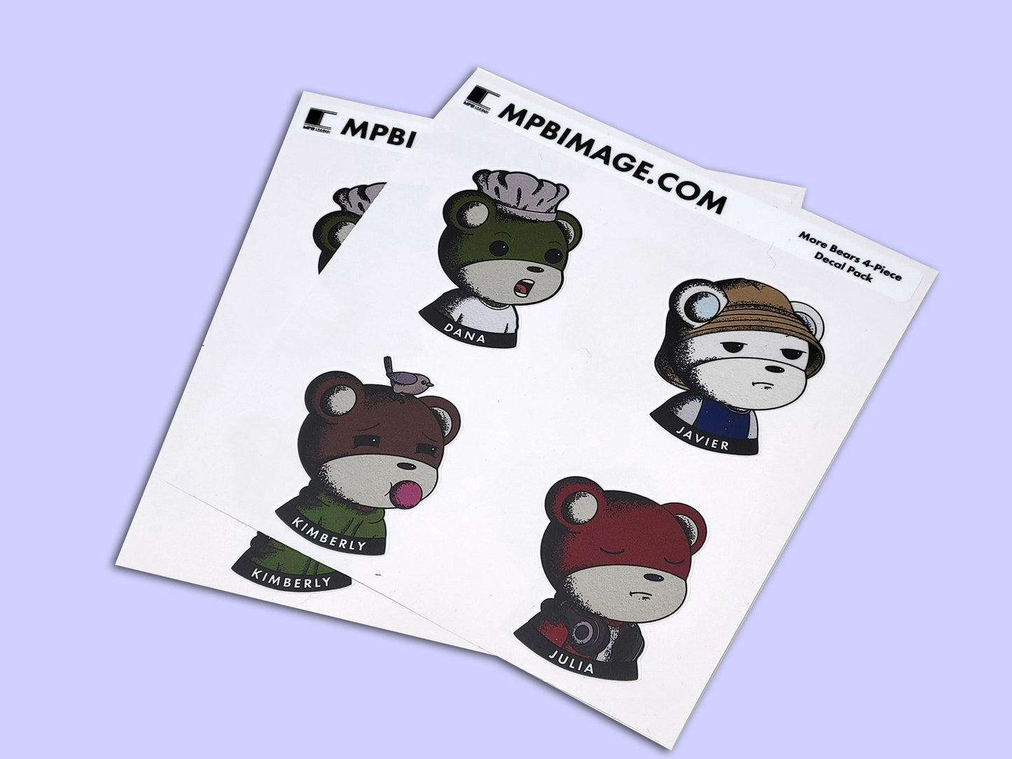 Custom More Bears Stickers
