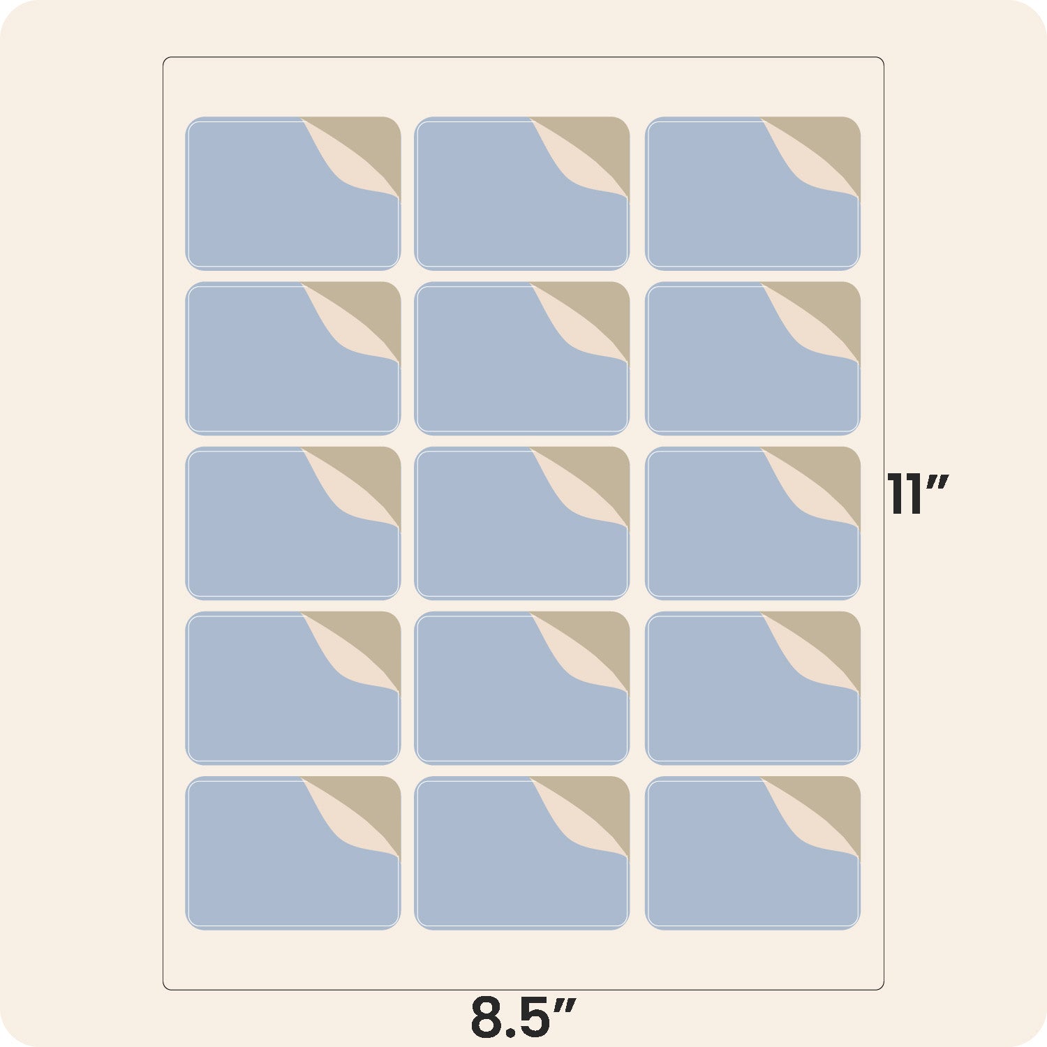 Rectangle sheet labels – mpbimage