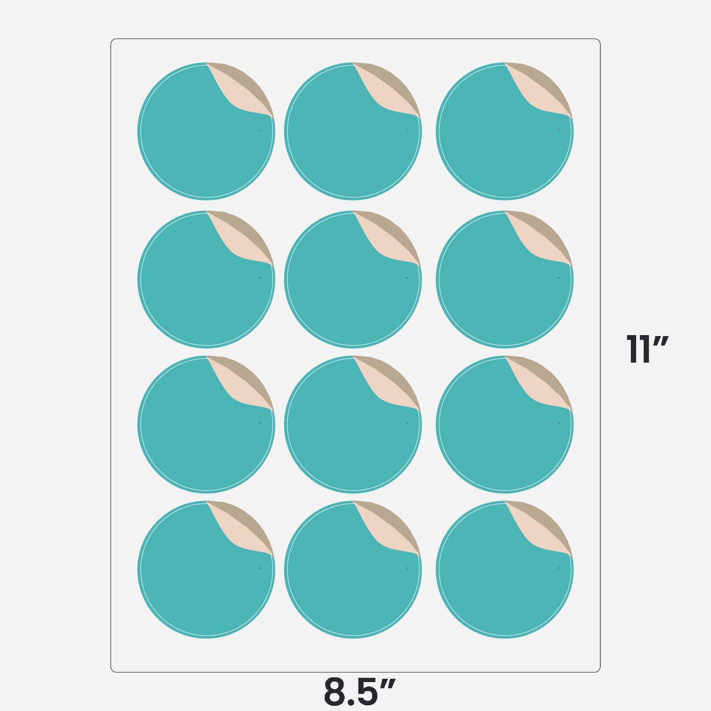 Circle sheet labels